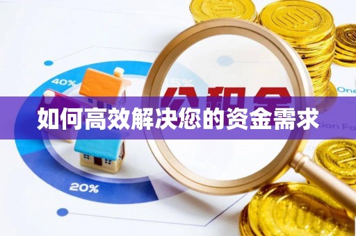 大东如何高效解决您的资金需求